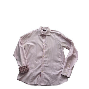 Takumi Japan Men’s Long Sleeve Dress Shirt XL Pink